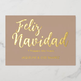 Feliz Navidad, tarjeta de vacaciones en Relieve me