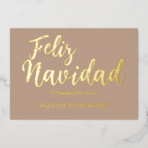 Feliz Navidad, tarjeta de vacaciones en Relieve me