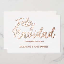 Feliz Navidad, tarjeta de vacaciones en Relieve me