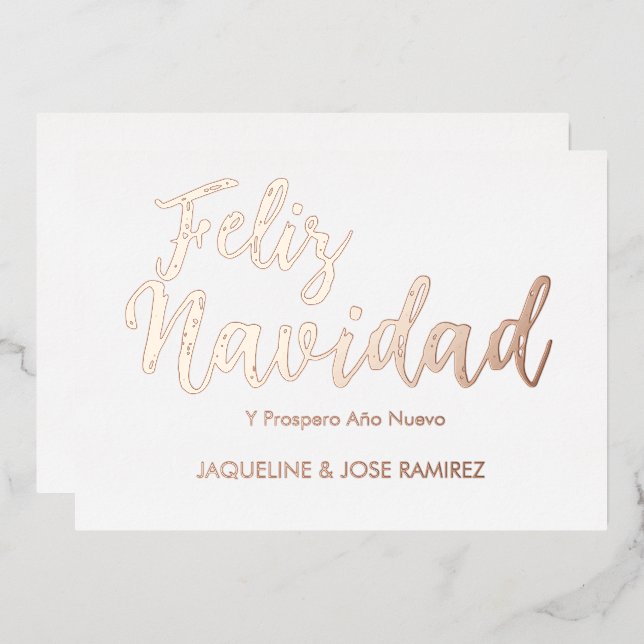 Feliz Navidad, tarjeta de vacaciones en Relieve me (Anverso/Reverso)