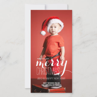 Feliz Navidad | Tarjeta fotográfica de vacaciones