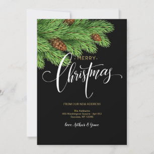 Feliz Navidad Tarjeta Navideña de Moda