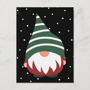 FELIZ NAVIDAD   Tarjeta postal de gnomo de vacacio