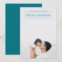 Feliz Navidad - Tarjeta verde para los Navidades m