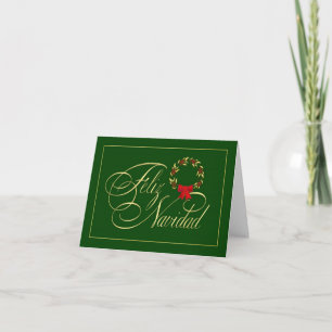 Feliz Navidad - tarjetas españoles - tarjetas del