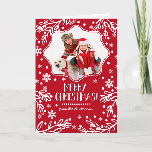 Feliz Navidad. Tarjetas fotográficas de Navidad pa (Anverso)