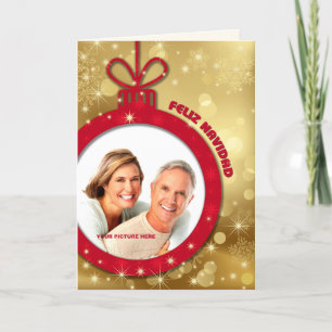 Feliz Navidad. Tarjetas fotográficas personalizado
