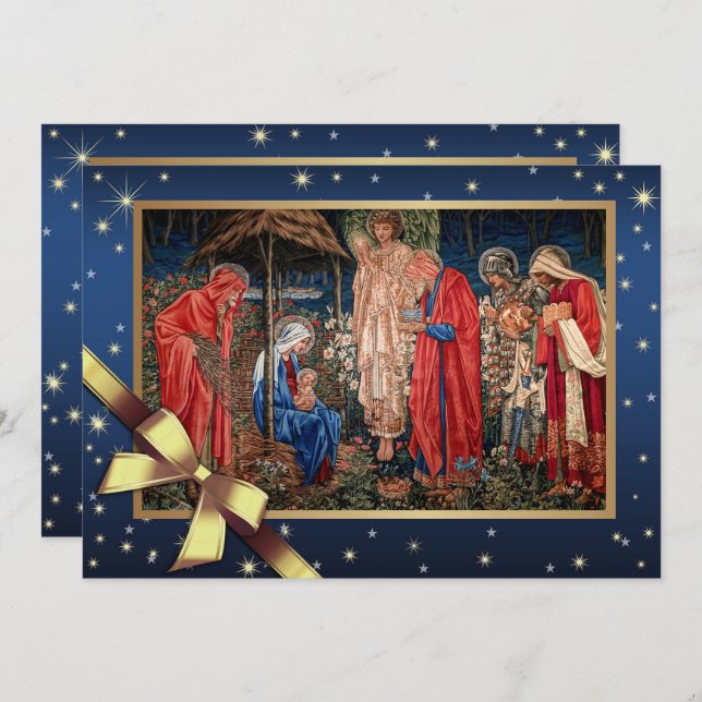 Feliz Navidad. Tarjetas Navidades Bellas Artes (Anverso / Reverso)