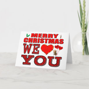 Feliz Navidad te amamos