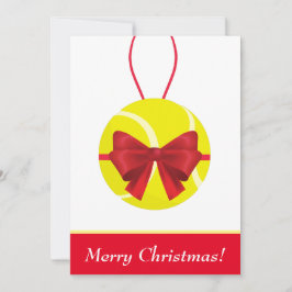Feliz Navidad Tenis Ball Regalo y Vacaciones de Bo