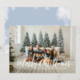 Feliz Navidad | Texto de plantilla de foto persona