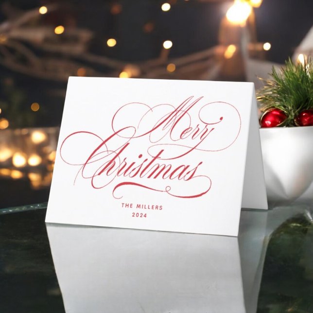 Feliz Navidad Tipografía Roja (Subido por el creador)