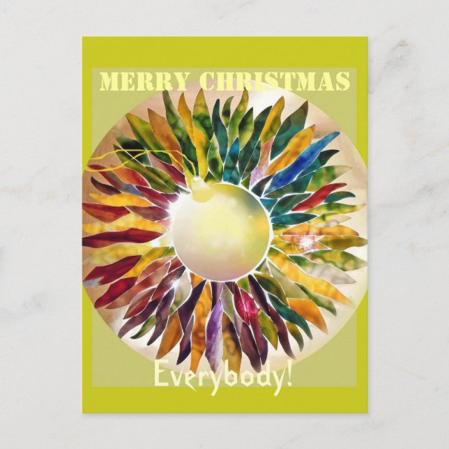 Feliz Navidad Todos Invitación Decorativa (Anverso)