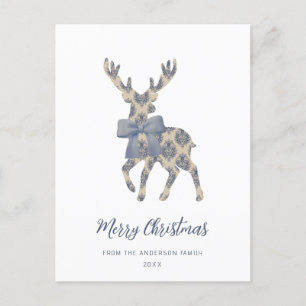Feliz Navidad Toile Azul