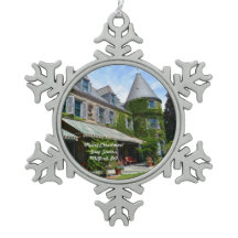 ¡Feliz Navidad! Torres grises, adorno de la PA de