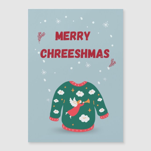 Feliz Navidad Ugly Sweater Angel (Anverso)