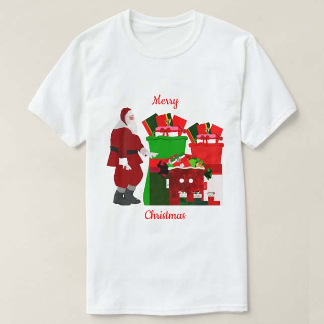 Feliz Navidad Unisex camiseta (Diseño del anverso)