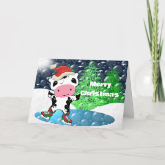 Feliz Navidad Vaca Kawaii