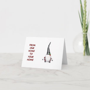 **FELIZ NAVIDAD VECINO** TARJETA DE HUMOR DE GNOME