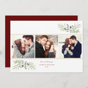 Feliz Navidad Verde 3 Collage de fotos