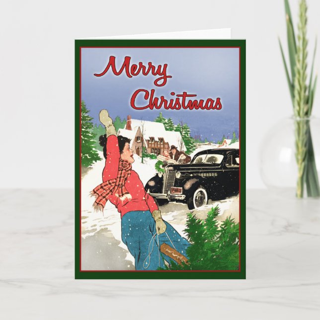 Feliz Navidad - Viejo decenio de 1930 (Anverso)