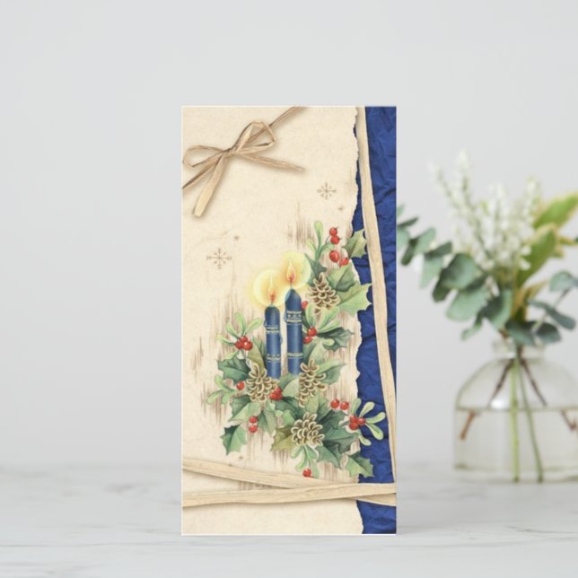 Feliz Navidad Vintage (Anverso de pie)