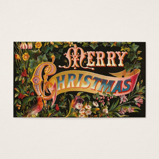 "Feliz Navidad" Vintage (Frente)