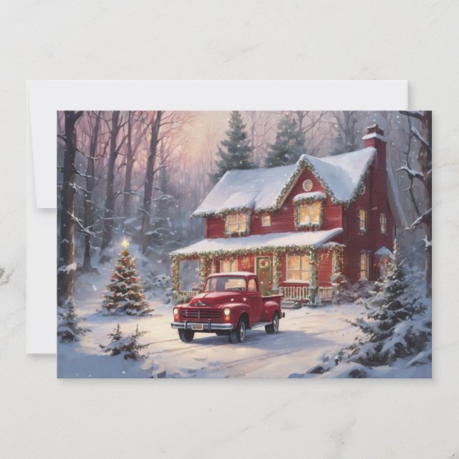 Feliz Navidad Vintage Cottage (Anverso)