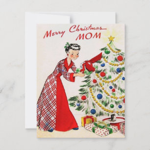 Feliz Navidad Vintage Mamá