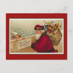 Feliz Navidad Vintage Santa
