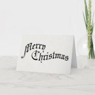 Feliz Navidad Vintage Tipografía de moda antigua