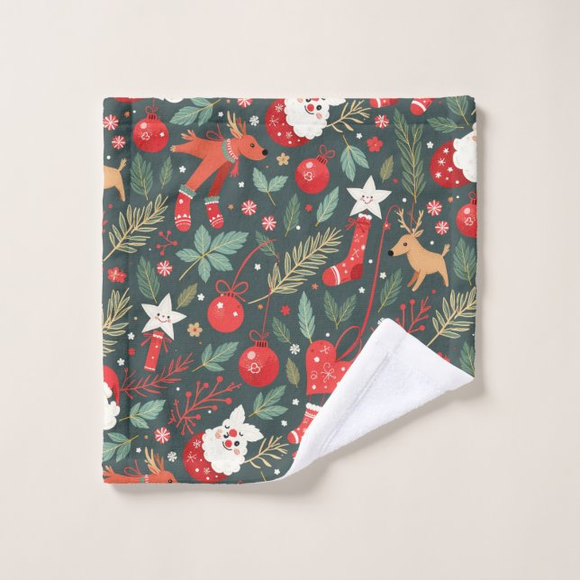 Feliz Navidad Whimsy (Toallita)