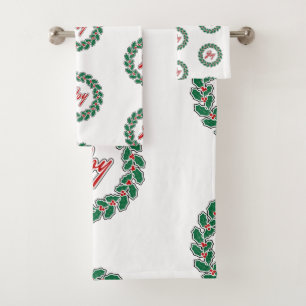 Feliz Navidad Wreath: Patrón de alegría