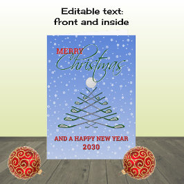 Feliz Navidad y añada año de vacaciones