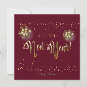 ¡Feliz Navidad y Año Nuevo! 20XX Gold Luxury