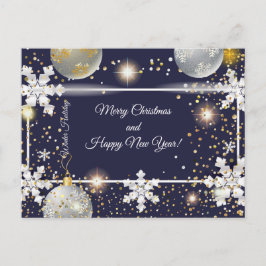 ¡Feliz Navidad y Año Nuevo! 20XX Silver Luxury