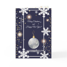 ¡Feliz Navidad y Año Nuevo! 20XX Silver Luxury