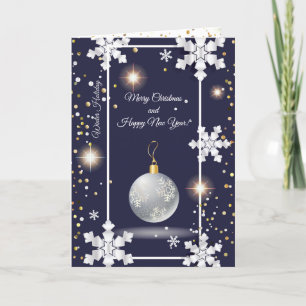 ¡Feliz Navidad y Año Nuevo! 20XX Silver Luxury
