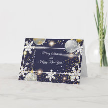 ¡Feliz Navidad y Año Nuevo! 20XX Silver Luxury