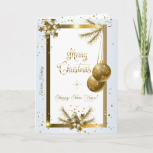 ¡Feliz Navidad y Año Nuevo! Gold Luxury 2023
