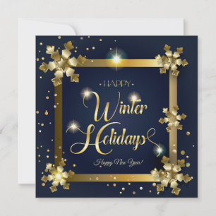 ¡Feliz Navidad y Año Nuevo! Gold Luxury 2026