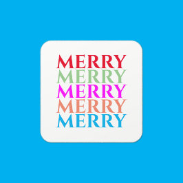Feliz Navidad y coloridos Pegatinas