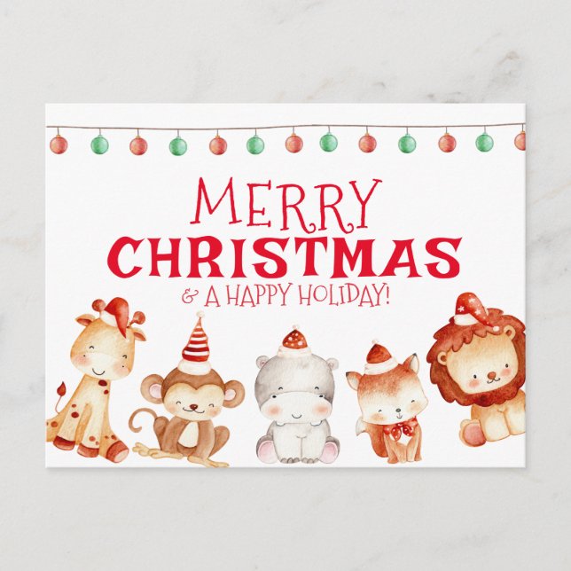 Feliz Navidad y Felices Fiestas (Anverso)