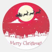 Feliz Navidad y felices pegatinas de año nuevo