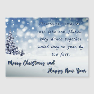 Feliz Navidad y feliz año nuevo