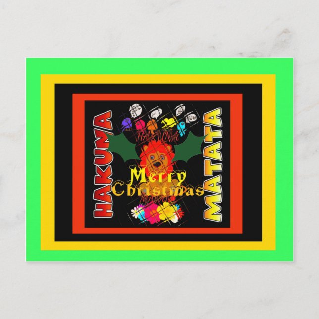 Feliz Navidad y Feliz Año Nuevo (Anverso)