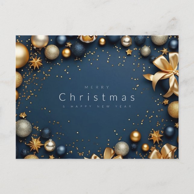 Feliz Navidad y Feliz Año Nuevo (Anverso)