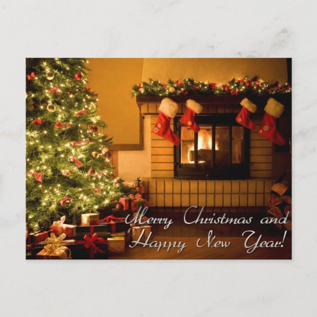 Feliz navidad y feliz año nuevo (Anverso)