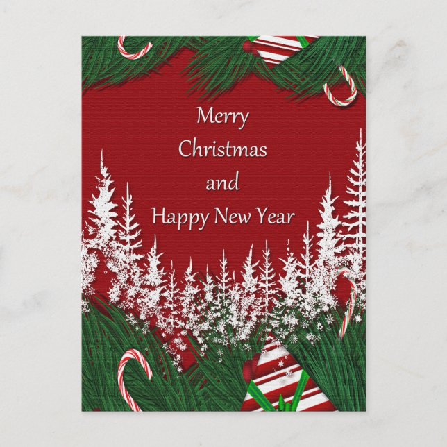 Feliz Navidad y Feliz Año Nuevo (Anverso)