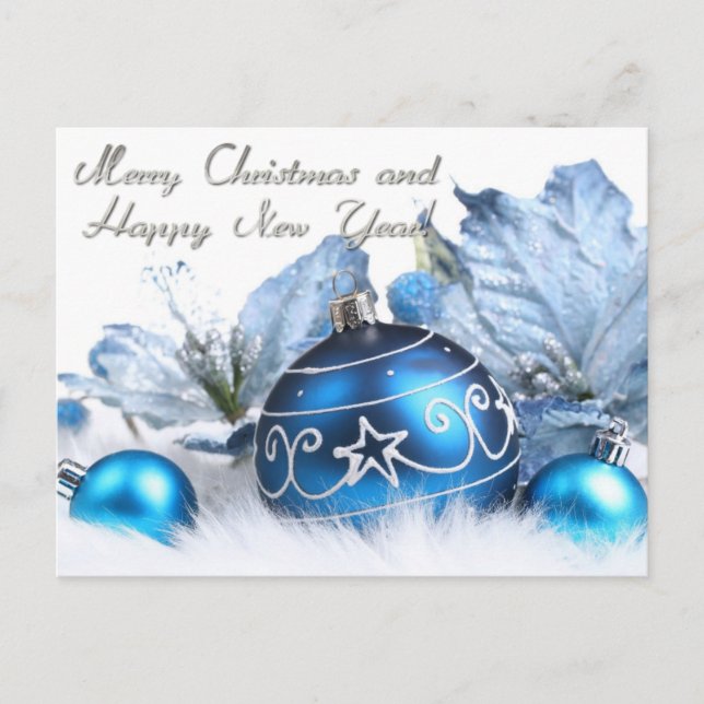 Feliz navidad y feliz año nuevo (Anverso)